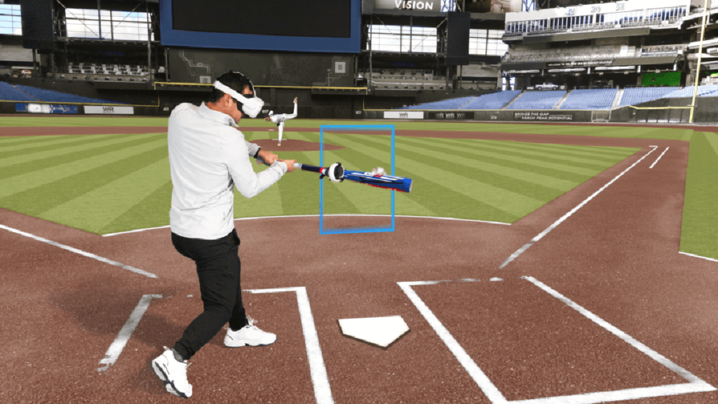 virtual reality baseball game