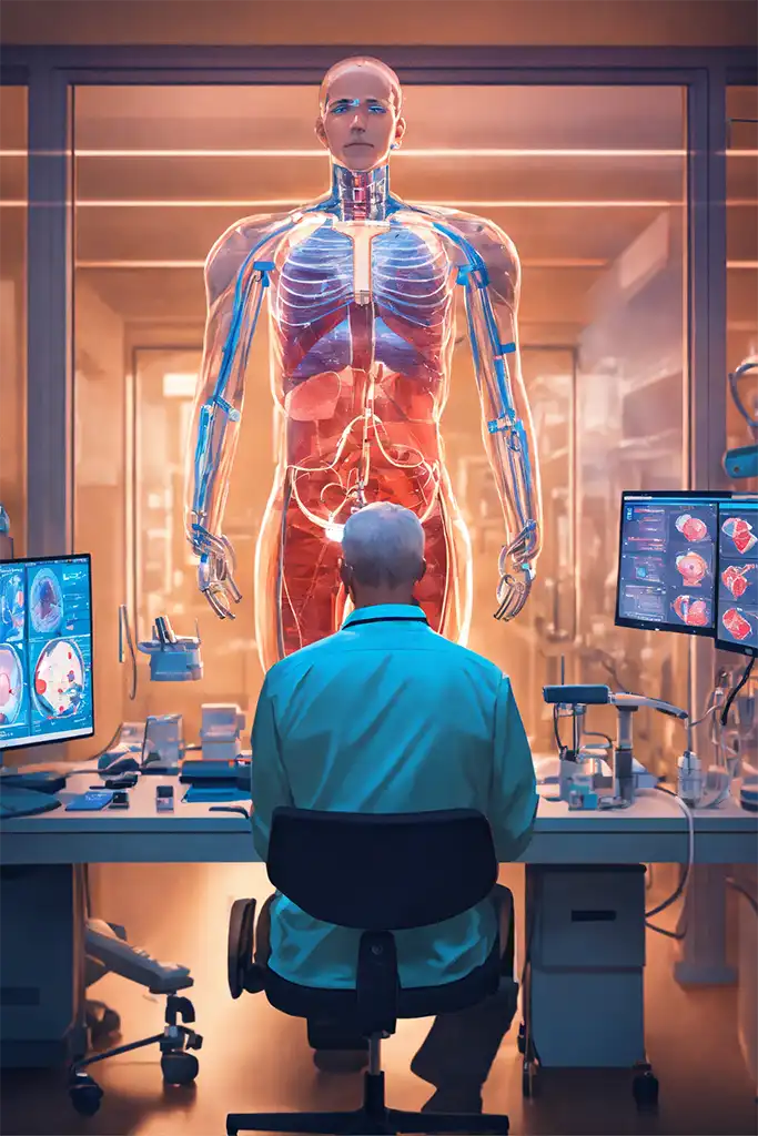 virtual reality human body