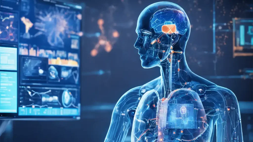 virtual reality human body